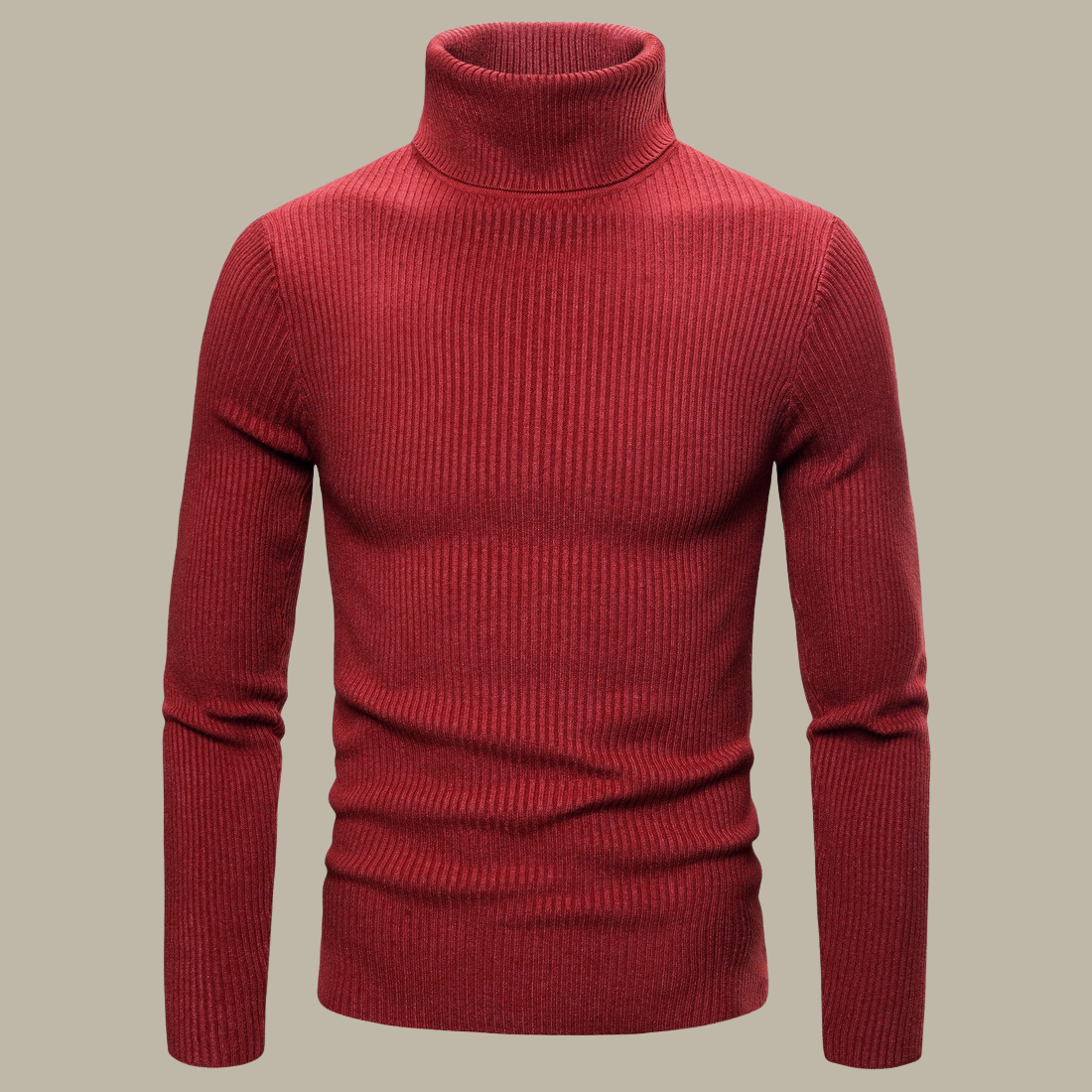 High Neck for Men in Maroon color | Stretchable and Stylish