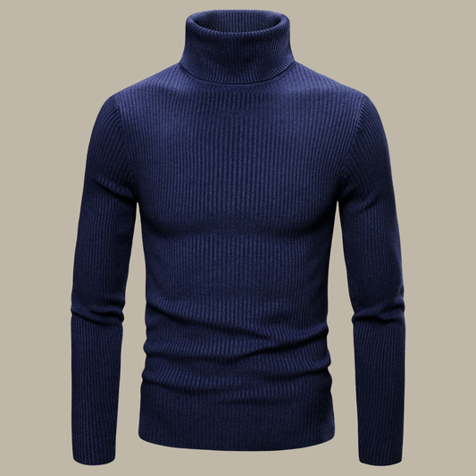 High Neck for Men in Blue color | Stretchable and Stylish