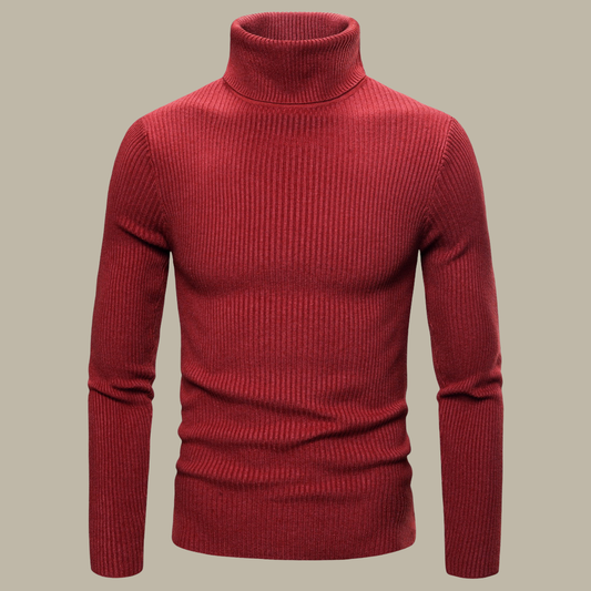 High Neck for Men in Maroon color | Stretchable and Stylish
