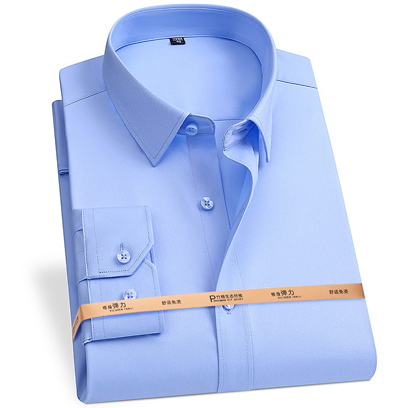 Sky Blue Dress Shirt for Men