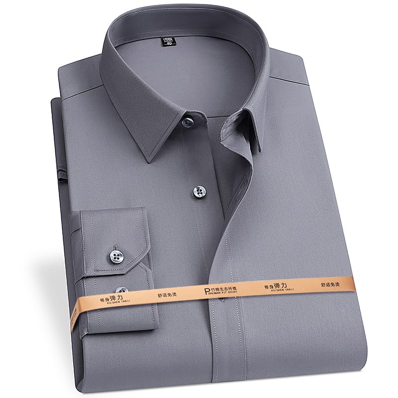 Grey Dress Shirt for Men