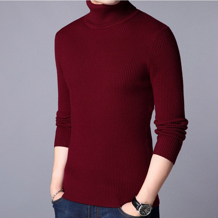 High Neck for Men in Maroon color | Stretchable and Stylish