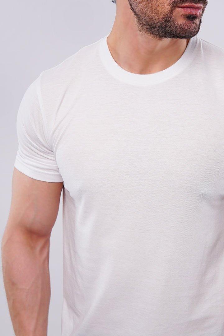 Essential White Round neck T-Shirt – Ultra-Soft Cotton