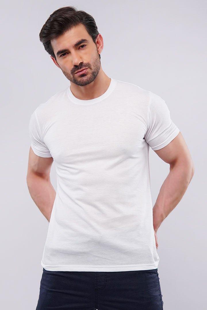 Essential White Round neck T-Shirt – Ultra-Soft Cotton